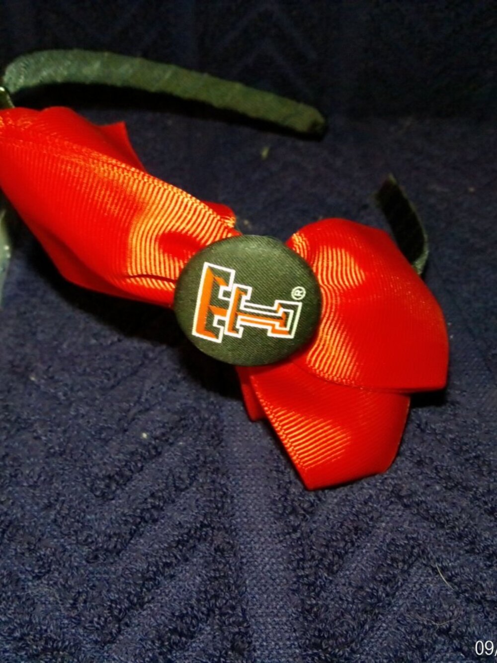 5 Texas Tech Red & Black Double T hair bands NEW Raiders